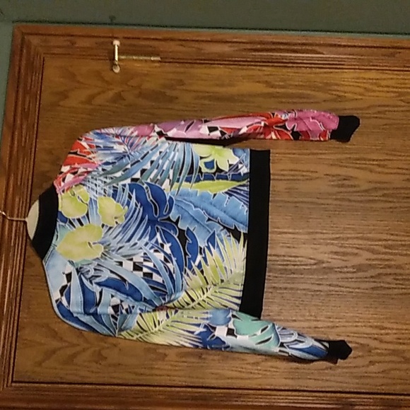 Women's Nike Full Zip Waist Length Colorful Jacket - Picture 4 of 7